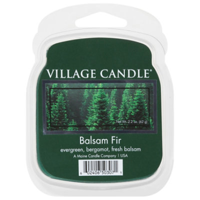 Village Candle Warm Balsam Fir Candle 2.2oz - Each
