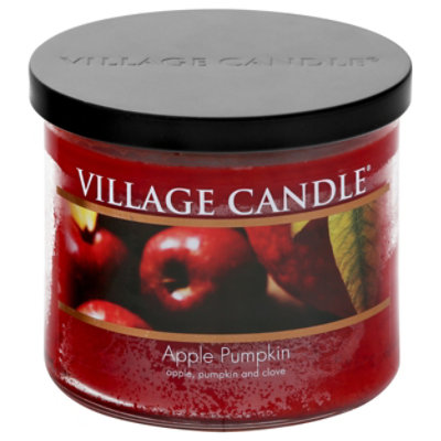 Village Candel Decor Bowl Apple Pumpkin - 17 Oz