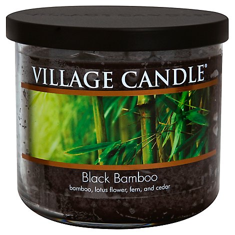 Village Candle Decor Bowl Bamboo - 17 Oz