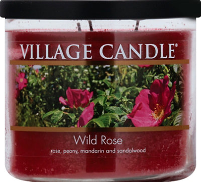 Village Candle Decor Bowl Rose - 17 Oz - Image 2