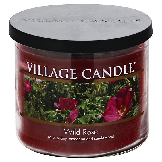 Village Candle Decor Bowl Rose - 17 Oz