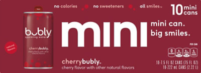 bubly Sparkling Water Cherry - 10-7.5 Fl. Oz. - Image 2