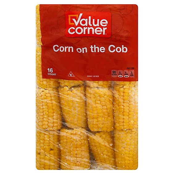 Value Corner Corn On The Cob - 16 Count