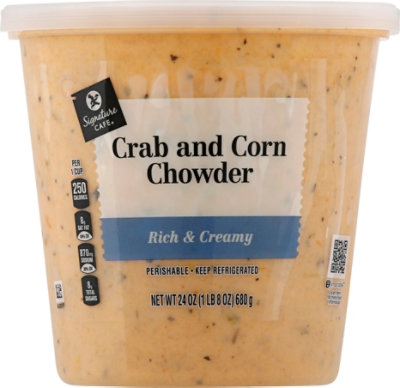 Signature Cafe Crab & Corn Chowder - 24 Oz - Image 2