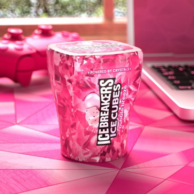 Ice Breakers Ice Cubes Bubble Breeze Sugar Free Chewing Gum Bottle 40 Count - 3.24 Oz - Image 4