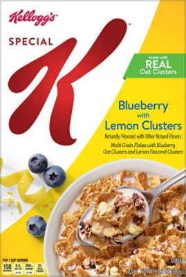 Special K Breakfast Cereal Blueberry with Lemon Clusters - 12.8 Oz - Image 2