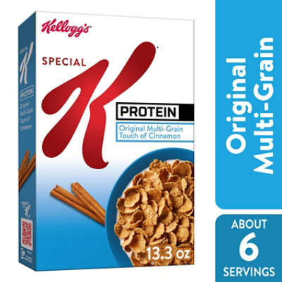 Special K Protein Breakfast Cereal Original MultiGrain Touch of Cinnamon - 13.3 Oz - Image 1