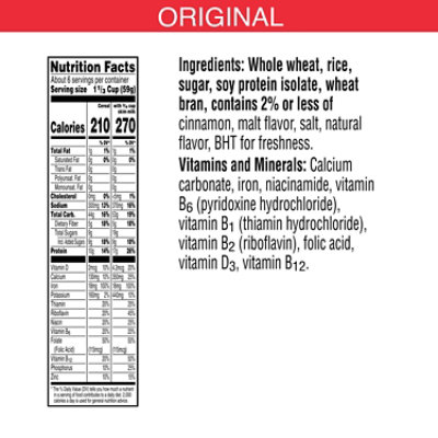 Special K Protein Breakfast Cereal Original MultiGrain Touch of Cinnamon - 13.3 Oz - Image 4