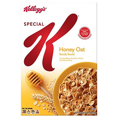 Special K Breakfast Cereal Honey Oat - 13.2 Oz
