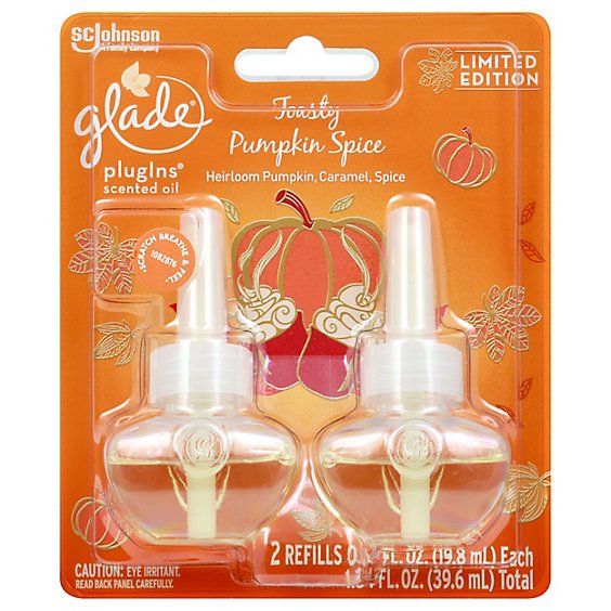 Glade Piso Refills Toasty Pumpkin Spice - 2 Count