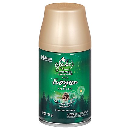 Glade Automatic Spray Refill-Icy Evergreen Forest - Each - Image 1