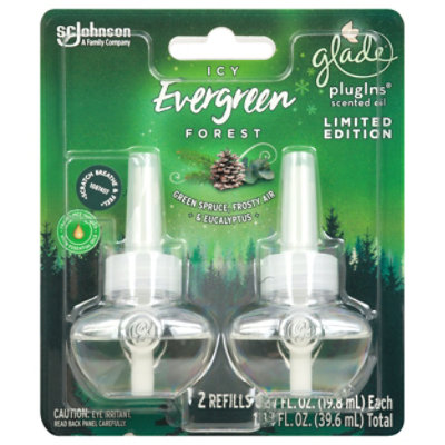 Glade Piso Refills-Icy Evergreen - Each