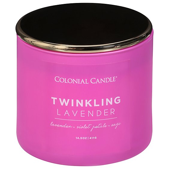 Colonial Candle Twinkling Lavender 14.5 Ounce - Each