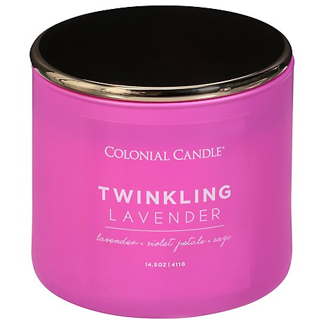 Colonial Candle Twinkling Lavender 14.5 Ounce - Each