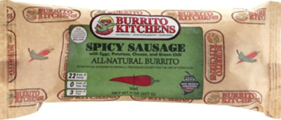 Burrito K Burrito Spcy Sausage Brkf - 8 Oz - Image 2