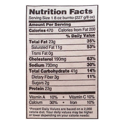 Burrito K Burrito Chorizo & Egg - 8 Oz - Image 4