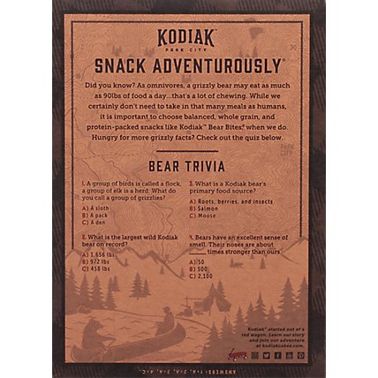 Kodiak Cakes Bear Bites Graham Crackers Frontier Chocolate - 9 Oz - Image 6