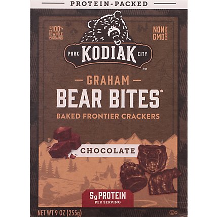 Kodiak Cakes Bear Bites Graham Crackers Frontier Chocolate - 9 Oz - Image 2