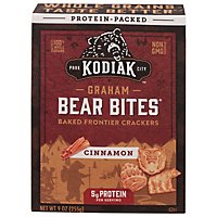Kodiak Cakes Bear Bites Crackers Frontier Graham Cinnamon Box - 9 Oz - Image 3