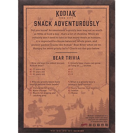 Kodiak Cakes Bear Bites Crackers Frontier Graham Honey - 9 Oz - Image 6