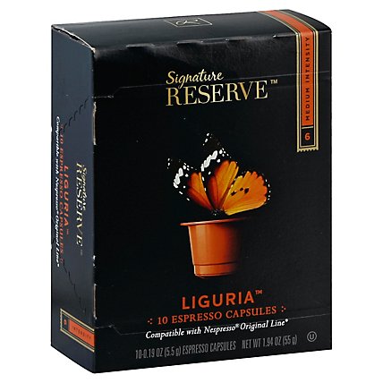 Signature Reserve Espresso Capsule Liguria 6 - 10 Count - Image 1