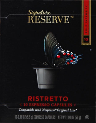 Signature Reserve Espresso Capsule Ristretto 10 - 10 Count - Image 2