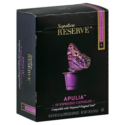 Signature Reserve Espresso Capsule Apulia 9 - 10 Count