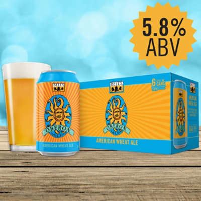 Bell's Oberon Eclipse Citrus Wheat Ale Craft Beer 5.8% ABV Cans - 6-12 Fl. Oz. - Image 3