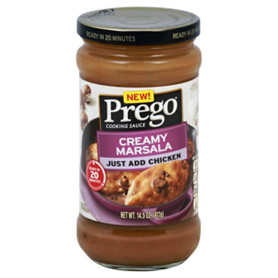 Prego Sauces Creamy Marsala - 14.5 Oz