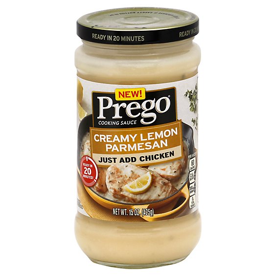 Prego Sauces Creamy Lemon Parmesan - 15 Oz