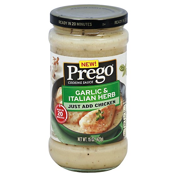 Prego Sauces Garlic Herb - 15 Oz