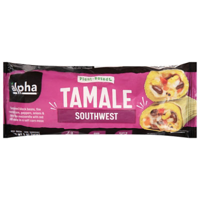 Alpha Foods Tamale Plant Based Southwest - 5 Oz