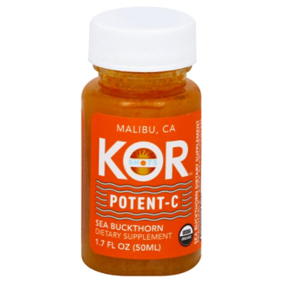 KOR Shots Potent-C Sea Buckthorn Organic Shot - 1.7 Fl Oz - Image 1