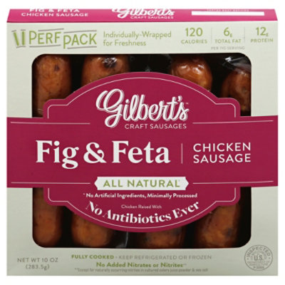 Gilberts Fig & Feta Chicken Sausage - 10 Oz - Image 3