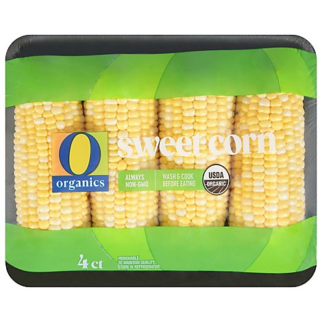 O Organics Sweet Corn - 4 Count