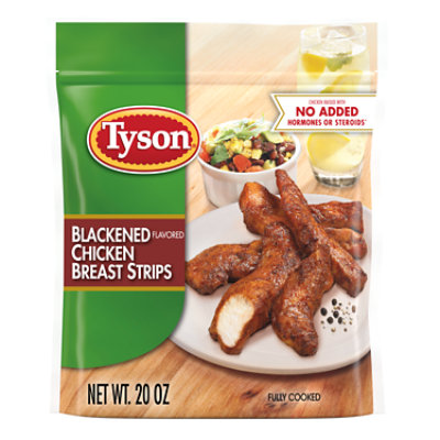 Tyson Blackened Flavored Unbreaded Chicken Strips - 20 Oz - Image 1