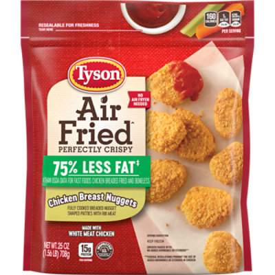 Tyson Air Fried Perfectly Crispy Chicken Nuggets - 25 Oz