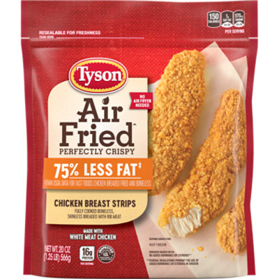 Tyson Air Fried Perfectly Crispy Chicken Breast Strips - 20 Oz - Jewel-Osco