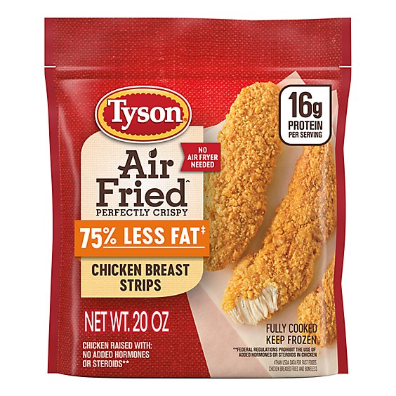 Tyson Air Fried Perfectly Crispy Chicken Breast Strips - 20 Oz