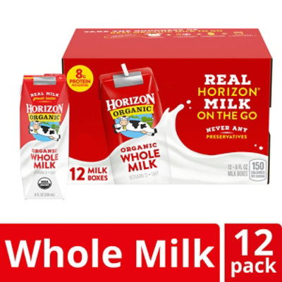 Horizon Organic Shelf Stable Whole Milk - 12-8 Fl. Oz.