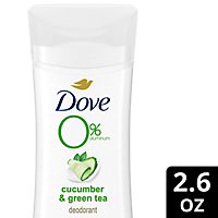 Dove 0% Aluminum Cucumber And Green Tea Deodorant Stick - 2.6 Oz - Image 1
