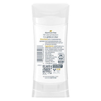Dove 0% Aluminum Coconut And Pink Jasmine Deodorant Stick - 2.6 Oz - Image 6