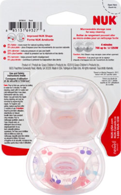Nuk Paci 69327 Fash Sz2 2pk 4/12 Ef - Each (Colors May Vary) - Image 4