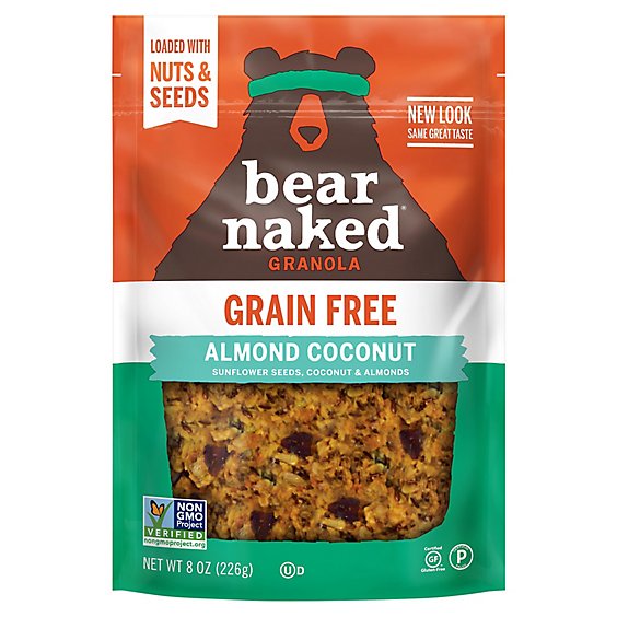 Bear Naked Granola Grain Free and Gluten Free Almond Coconut - 8 Oz