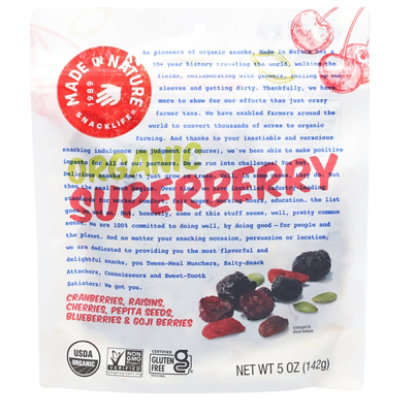 Made In Nature Dried Super Fusion Fruit Snack Organic - 10 Oz - Image 3