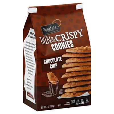  Signature SELECT Cookies Thin & Crispy Chocolate Chip - 7 Oz 