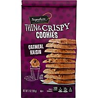 Signature SELECT Cookies Thin & Crispy Oatmeal Raisin - 7 Oz - Image 6