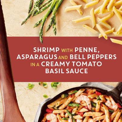 Bertolli Shrimp Penne & Asparagus In A Creamy Tomato Basil Sauce Frozen Meal - 22 Oz - Image 2