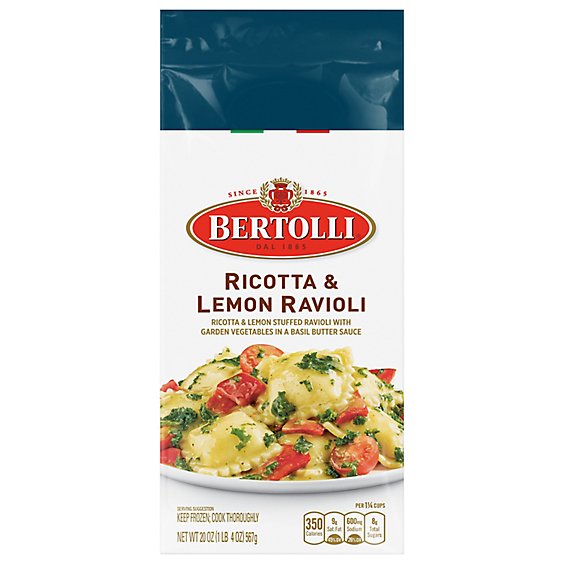 Bertolli Ricotta And Lemon Ravioli - 21.04 Oz