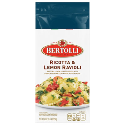 Bertolli Ricotta And Lemon Ravioli - 21.04 Oz
